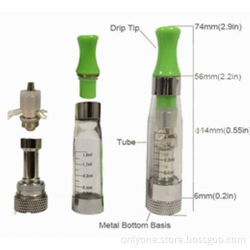 Popular CE4/CE4+ E-Cigarette Clearomize/Atomizer 1.6ml